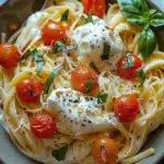 Einführung in die cremige Burrata-Pasta