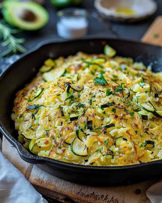 Zucchini-Reis-Pfanne – so einfach und lecker