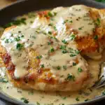Philadelphia Hähnchen: Saftige Hähnchenbrust in cremiger Frischkäsesauce