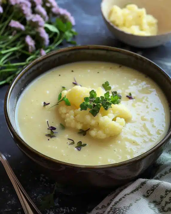 Blumenkohlsuppe nach Omas Rezept