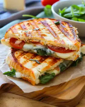 Schnelle Panini aus Brötchenteig