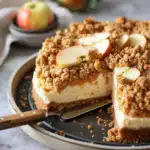 Apple Crumble Cheesecake