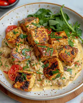 Cremiger Marry Me Tofu mit italienischem Flair (Veganes Marry Me Chicken)