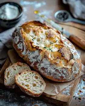 Hausgemachtes Knoblauchbrot