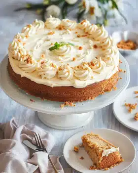 Karottenkuchen mit Frischkäse-Frosting