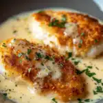 Hähnchenfilet in Frischkäse-Parmesan-Soße