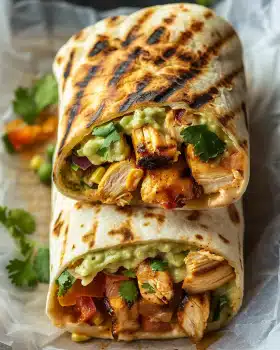 Chipotle Ranch Grilled Chicken Burrito
