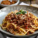 Linsen Walnuss Bolognese