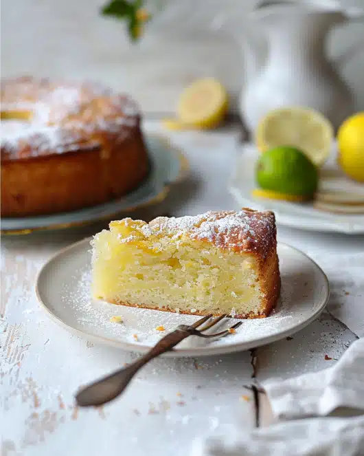 Saftiger Zitronenkuchen ohne Zucker