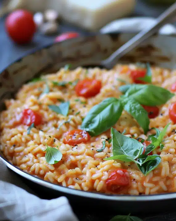 Cremiges Tomatenrisotto – Einfaches Rezept