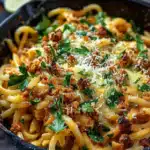 Cremige Hatch Chili Pasta Pfanne