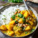 Fruchtiges Hähnchen Mango Curry