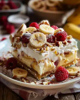 Bananensplit-Kuchen ohne Backen
