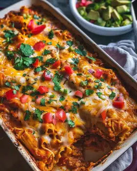 Enchilada-Hähnchenpasta