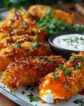 Crispy Baked Buffalo Chicken Tenders