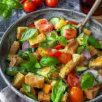 Einfacher Brotsalat – italienischer Panzanella