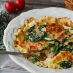 Cremige Hähnchenpfanne mit Spinat und Parmesan Soße