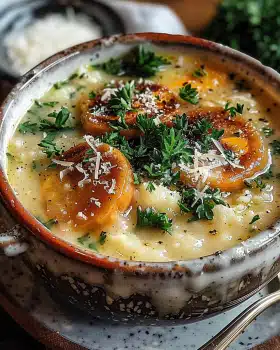 Cremige toskanische Weiße-Bohnen-Suppe