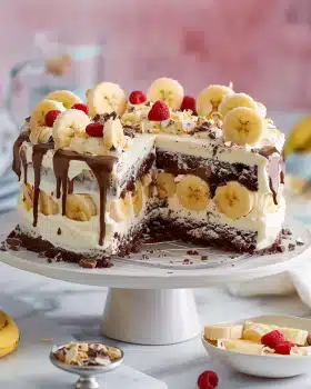Banana Split Torte – Einfach und köstlich