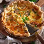 Quiche mit Hähnchen und Champignons