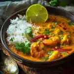 Kokos-Curry-Garnelen