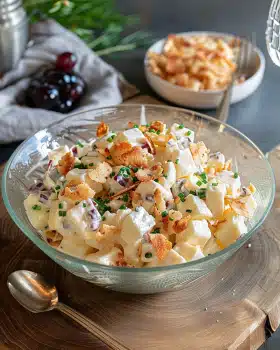 Käsesalat mit Cognacdressing
