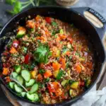 Gemüse-Gulasch mit Quinoa