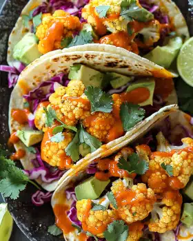 Buffalo Cauliflower Tacos – Einfach und Geschmackvoll